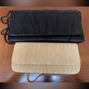 Bundle of La Regale Vintage Purses. Black and Gold